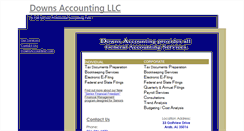 Desktop Screenshot of downsaccounting.com